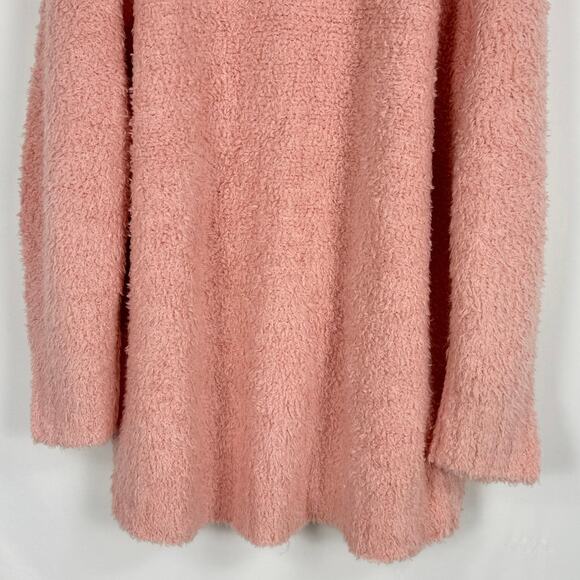 Free People Womens Teddy Oversize Tunic Sweater XL Pale Rosette Wool Blend - Picture 11 of 15